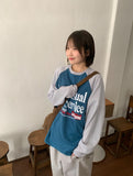 [unisex] Baone Raglan Color Matching Lettering Knit Tee