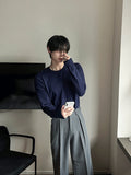 Signature Cash Round Knit