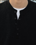 Cheat Hachi Henry Neck Knit