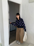 Moheb Flower Knit Cardigan