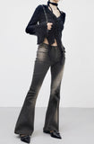 Romenin String Frill Unbalanced T-Shirt