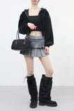 Sianne Suede Square Shoulder Bag