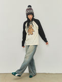 CHECK CAT Vintage Raglan Long Sleeve T-Shirt