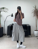 DF Pintuck Bermuda Pants