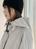 [MADE] Milon Gopcore Color Matching Nylon String Jumper Windbreaker Zip-up