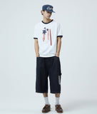 BERMUDA CHECK POCKET DENIM SHORT