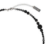 [LAN ARCHIVE] Black Glass Stone Necklace
