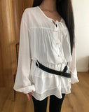 Roant V-neck Tiered Layered One Piece