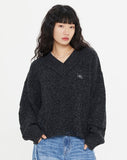 DAMAGE V NECK KNIT