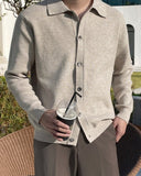 Luxton viscose collar cardigan