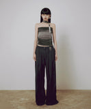 3.Pin-tuck Wide Pants