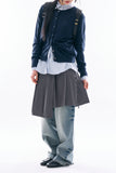 Noma pleats wrap skirt