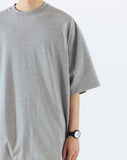 [AG] Layered Essential Label Half Tee