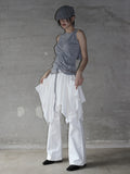 Mephi Shirring Hood Sleeveless