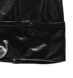 Glossy pocket shoulder bag