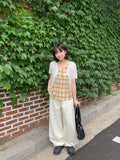 Mimina summer crop short sleeve cardigan