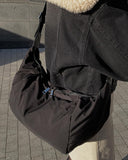 Iro simple half-moon cross bag
