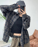 Raikin Herringbone Check Shirt