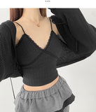 With Cup Lace Span Sleeveless Vacation Look
