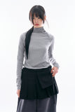 Nautic button-up ribbed top