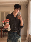 Believer Linen Check Long Sleeve Shirt