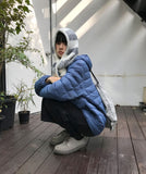 (WOOL) STRIPE STRAP BALACLAVA