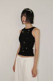 [with cup] EYELET ★ SLEEVELESS