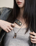 Vintage bear necklace