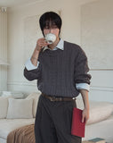 Cord Cable Round Knit