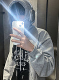 Crack Printing Over Hoodie