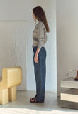 Corduroy Wide Denim Pants