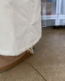 Rayden Banding Waist String Cargo Padding Long Skirt