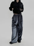 RENCY Velvet Track Pants