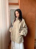 Ravals Collar Over Bomber Jacket