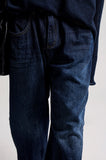 Blue Black Wide Denim
