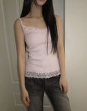 Radiun Lace V-Neck Slim Sleeveless