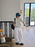 Gibyu Basic Cotton Wide Pants