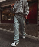 Rubit Track Wide Denim Pants