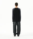 ROCK STAR RAGLAN STRIPE LS TEE