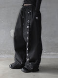 Eyelet Strap Cotton Pants