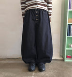 Promeld Raw Denim Balloon Wide Pants