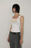DAISY BRUSH SLEEVELESS