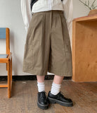 Kilp Pintuck Cargo Bermuda Pants