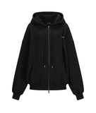 [mnem] Horse Graphic Hoodie Zip-Up