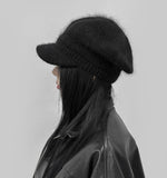 Taya Angora Knit Hunting Cap