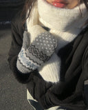 First Snow Hand Knit Gloves