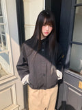 Serum High-Neck Button Field Jacket