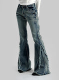 Ariel Fringe Bootcut Denim