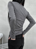 Deep u Neck Sleeve