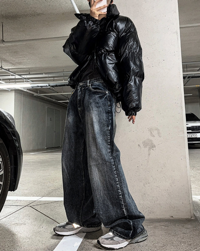 【COSYHARU】Braffe brush denim pants COSYHARU (コシハル) - ハルブラッシュデニム / Haru brush
